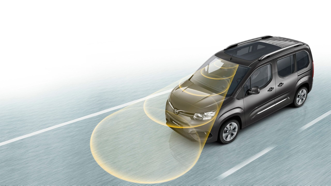 Toyota Safety Sense drošības sistēmu komplekts