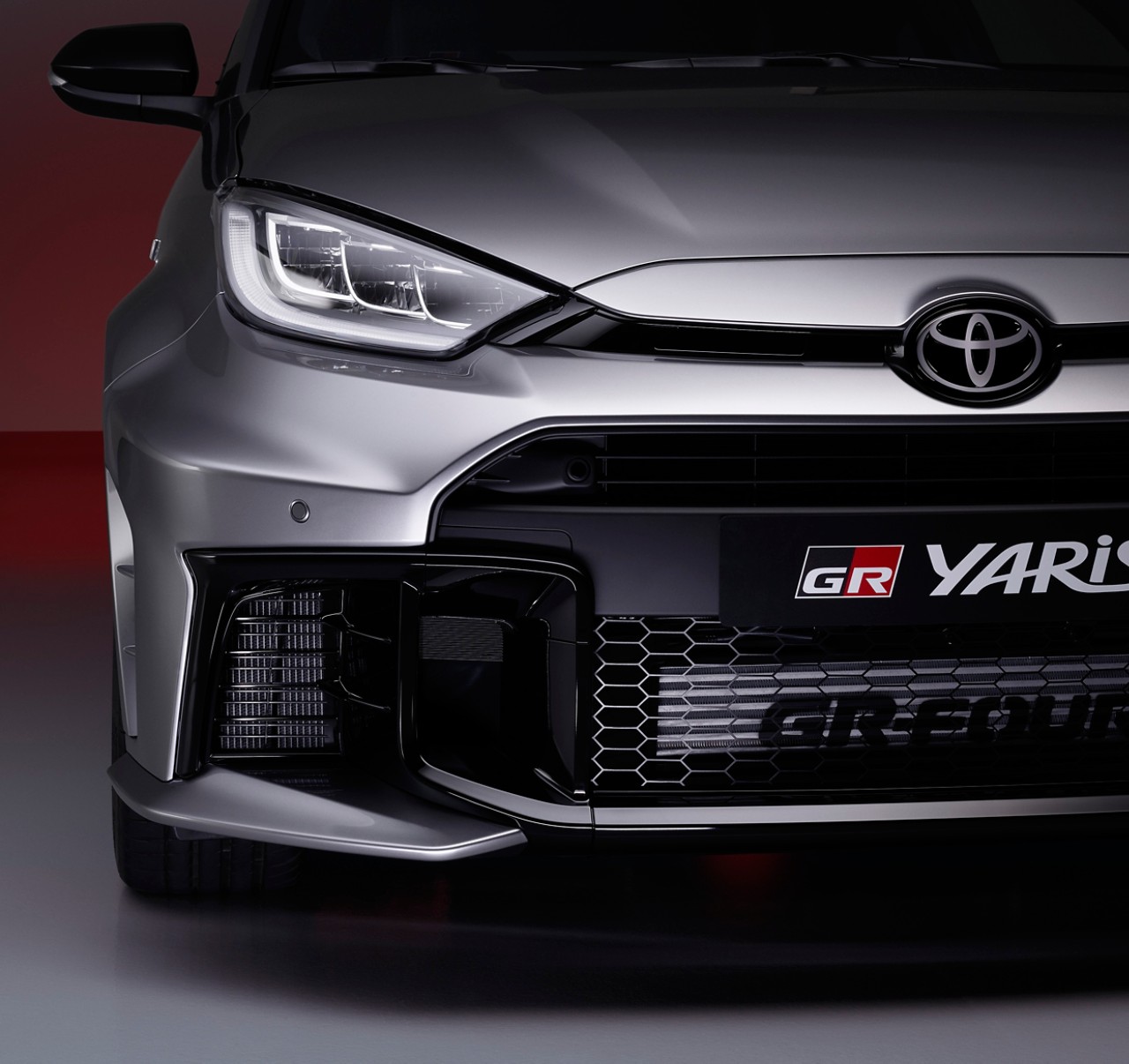 Toyota GR Yaris vaizdas iš priekio