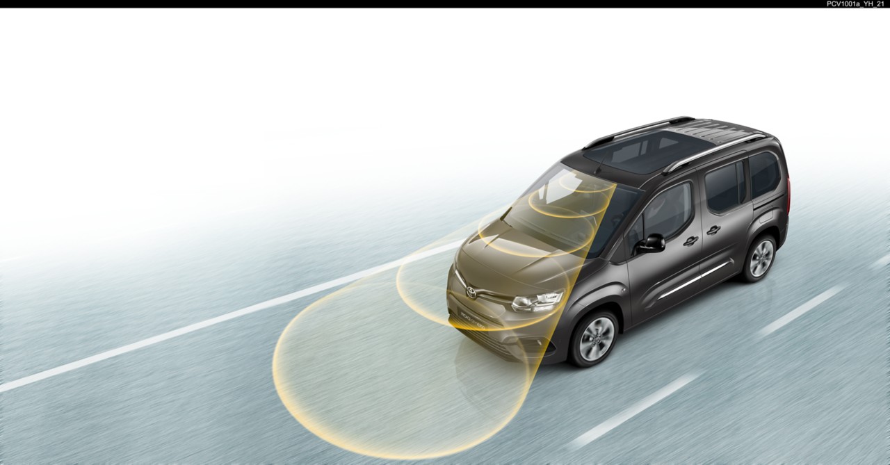 Toyota Safety Sense drošības sistēmu komplekts